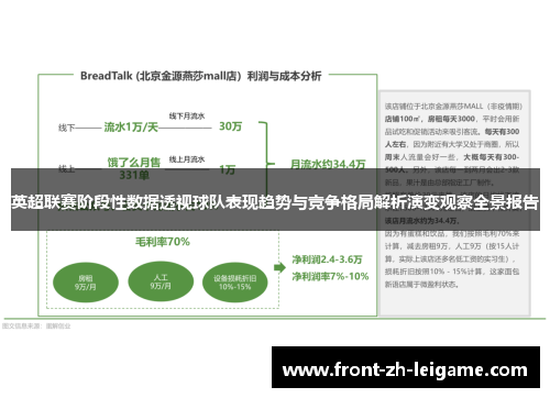 英超联赛阶段性数据透视球队表现趋势与竞争格局解析演变观察全景报告